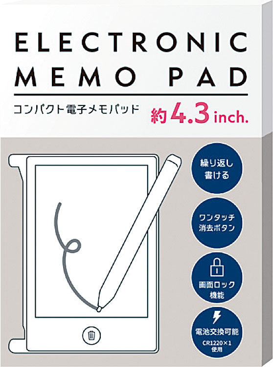 コンパクト電子メモパッド4.3インチ