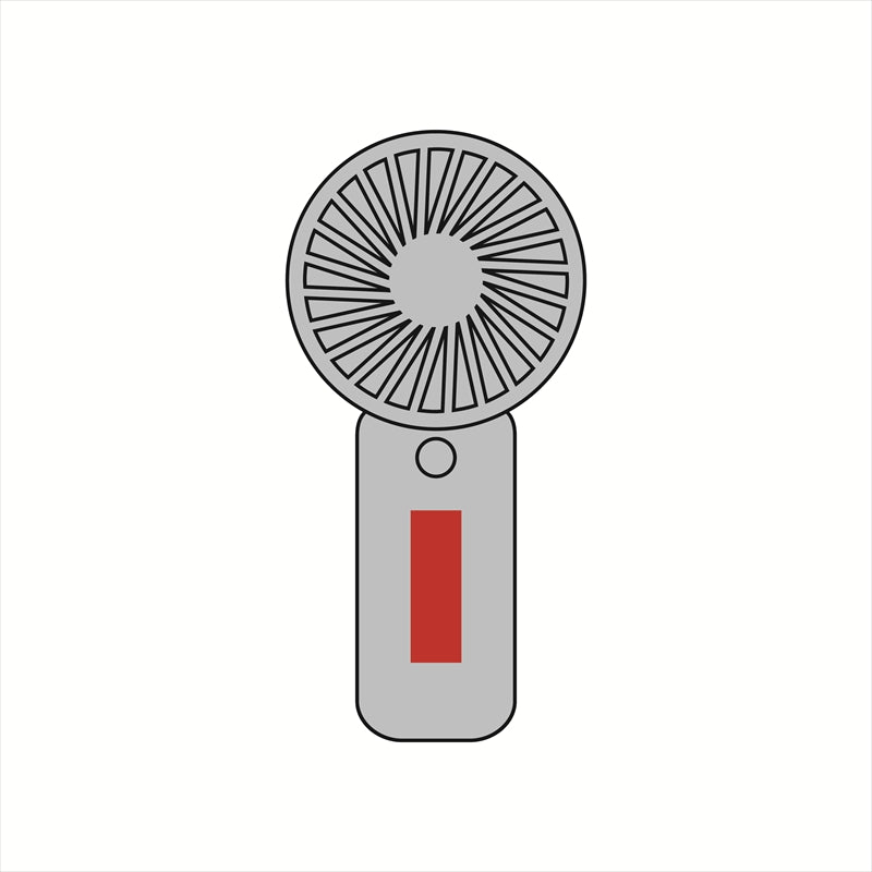 ポックハンディファン 名入れ箇所イメージ