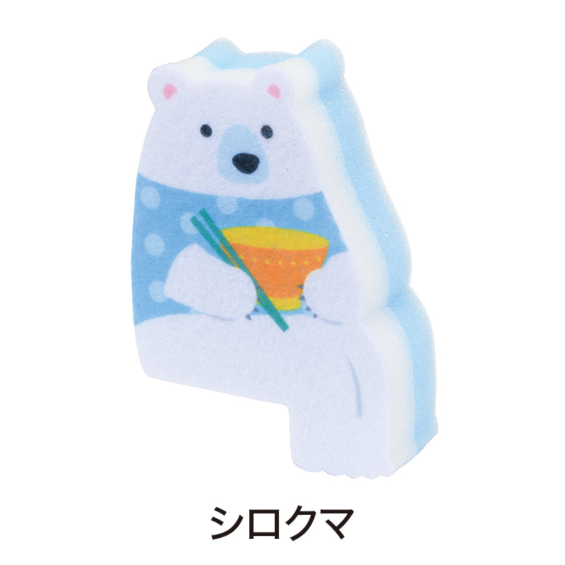 お座りアニマル キッチンスポンジ