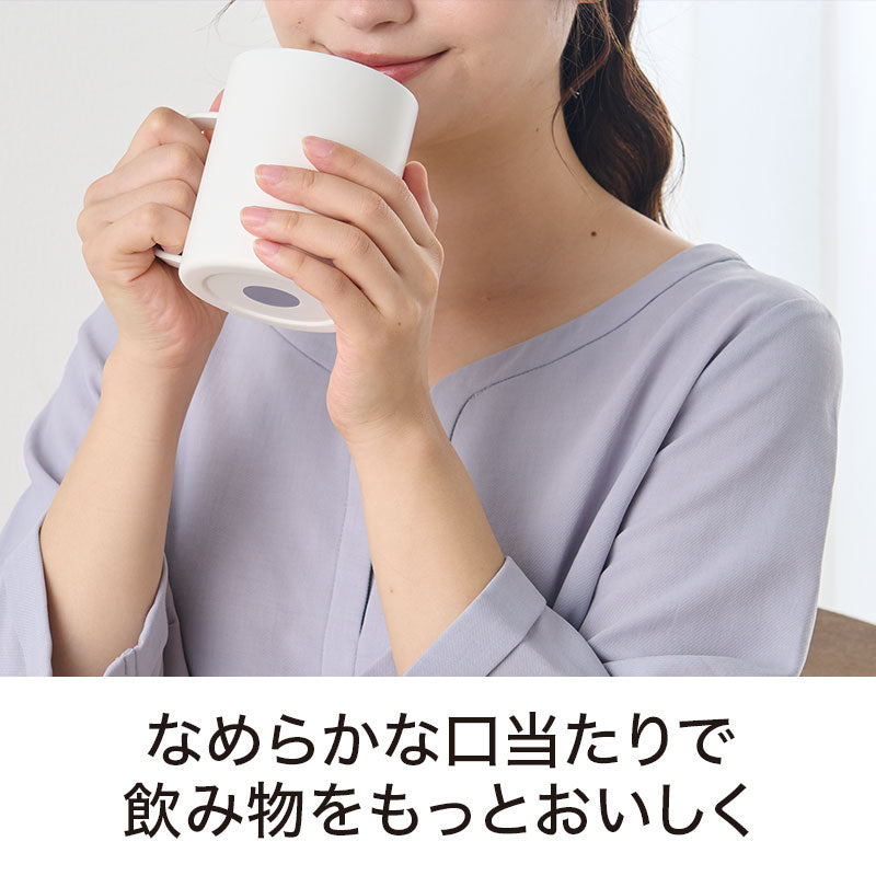 ラ・シック セラミックコート真空ステンレスマグカップ 400ml ホワイト