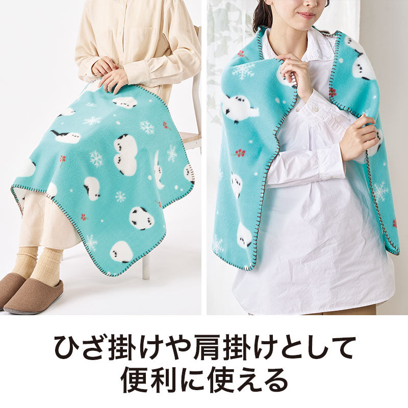 感謝の気持ちです もふかわシマエナガのブランケット