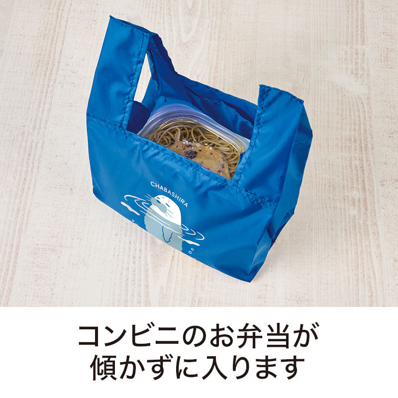 ほのぼのアザラシ たっぷりマチのコンビニエコバッグ