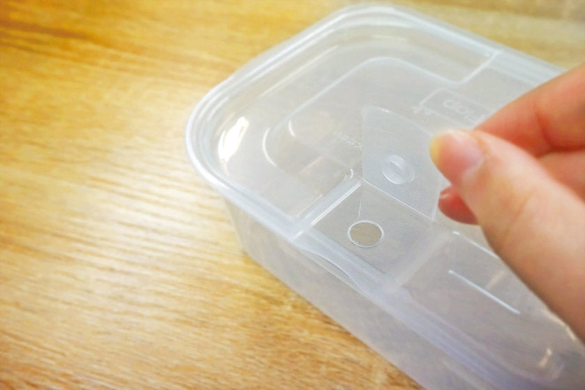 開けやすい蒸気弁付きレンジ容器3個組