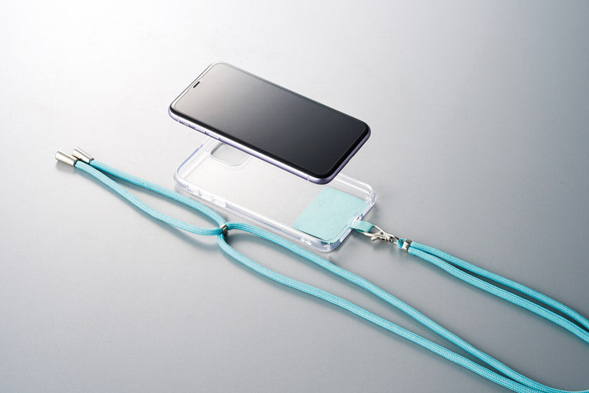 ケースに挟むだけ!ロングスマホストラップ
