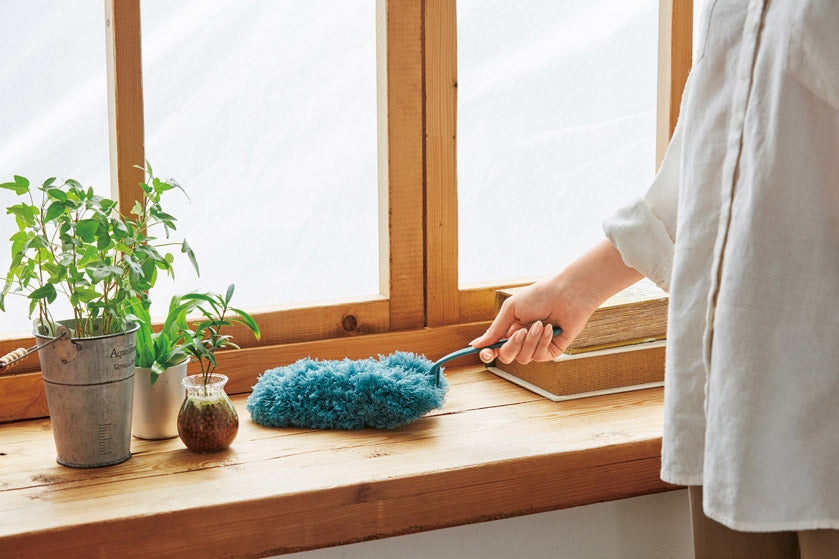 ふわふわ折りたたみモップ