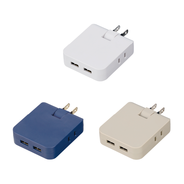 マルチアダプター(2AC+2USB)