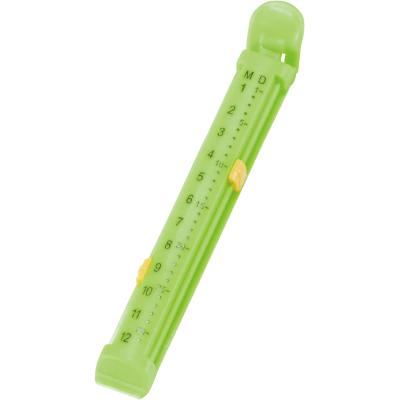 開封日を記録できるフードクリップ1本