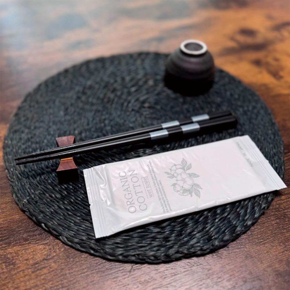 オーガニックコットンウェットタオル