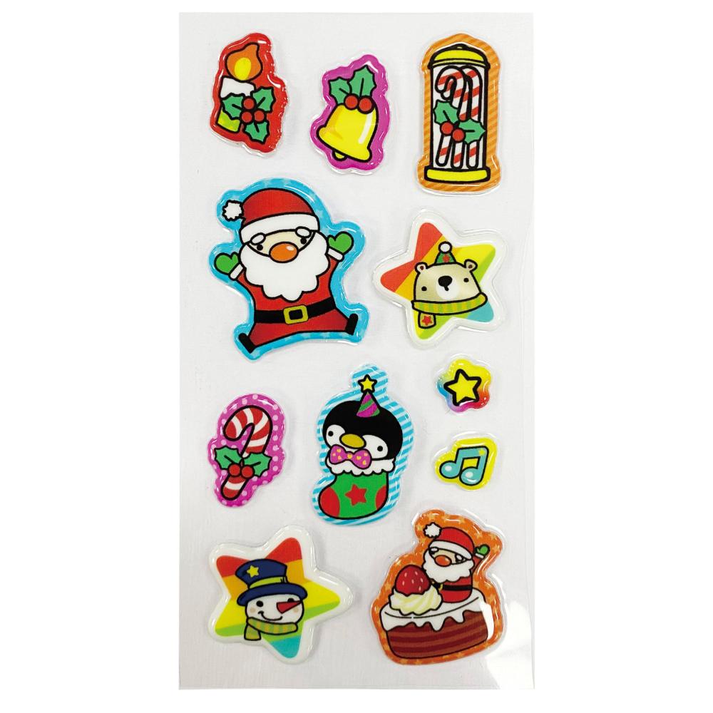 Withサンタ ぷっくりミニシール1枚