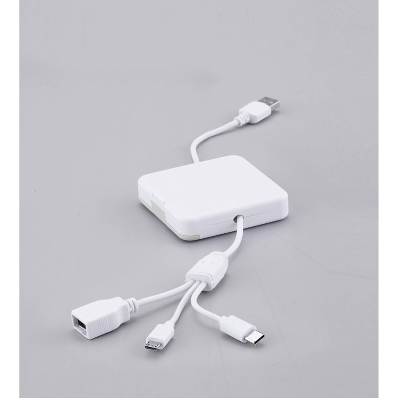 スマホスタンドになるケーブルホルダー(3in1ケーブル付き)