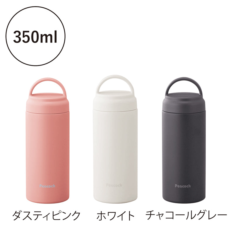 ピーコック・真空ステンレスボトル350ml(スクリューマグタイプ)【色指定可】