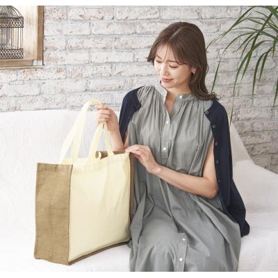 肩掛けナチュラルトートバッグ - 販促日本一