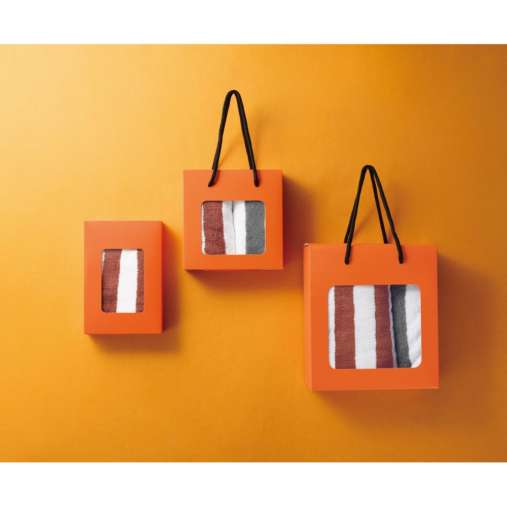 ふんわりストライプ フェイス&ハンドタオル パッケージ各種