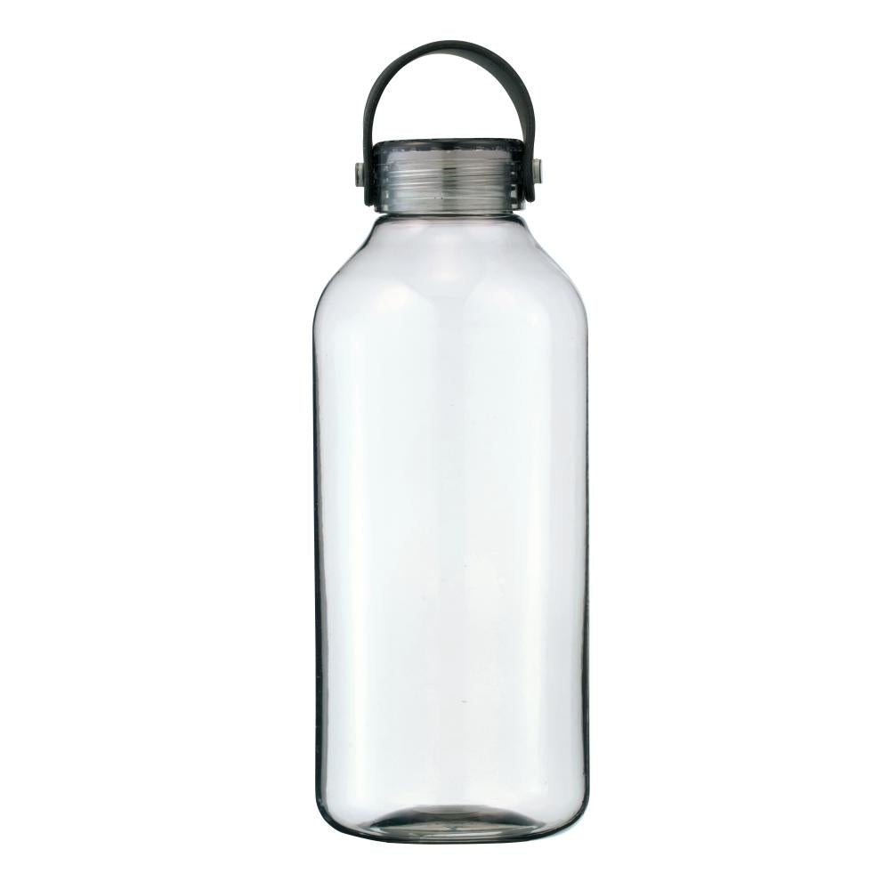 ハンドル付きドリンクボトル1100ml1本 ブラック 正面