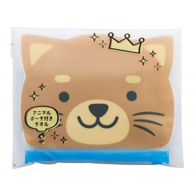 アニマルポーチ付きタオル1個