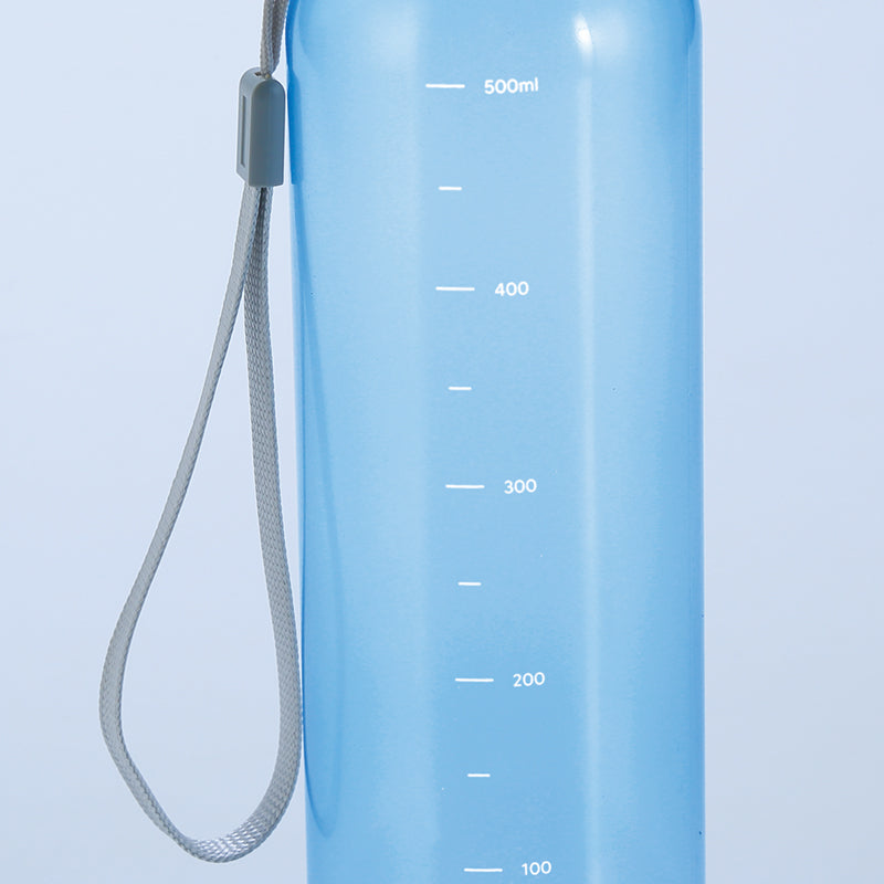 メモリ付きフロスティボトル550ml(ストラップ付き)【色指定可】