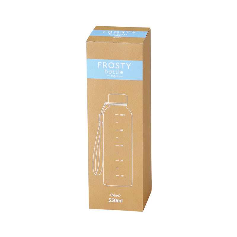 メモリ付きフロスティボトル550ml(ストラップ付き)【色指定可】