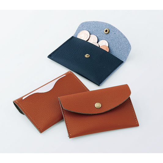 スフィア・リサイクルレザーカード&コインパース【色指定可】