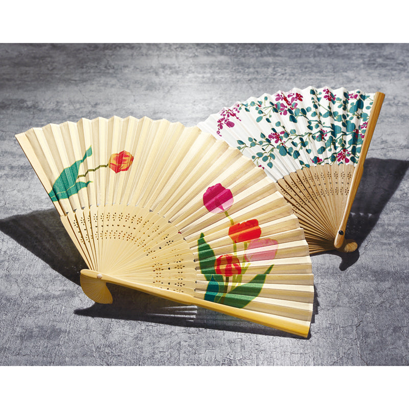 花うたげ シルク扇子