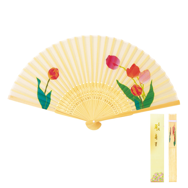 花うたげ シルク扇子