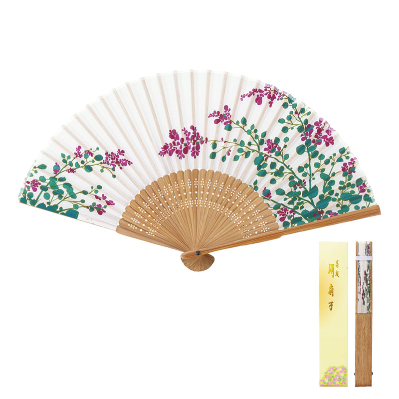 花うたげ シルク扇子