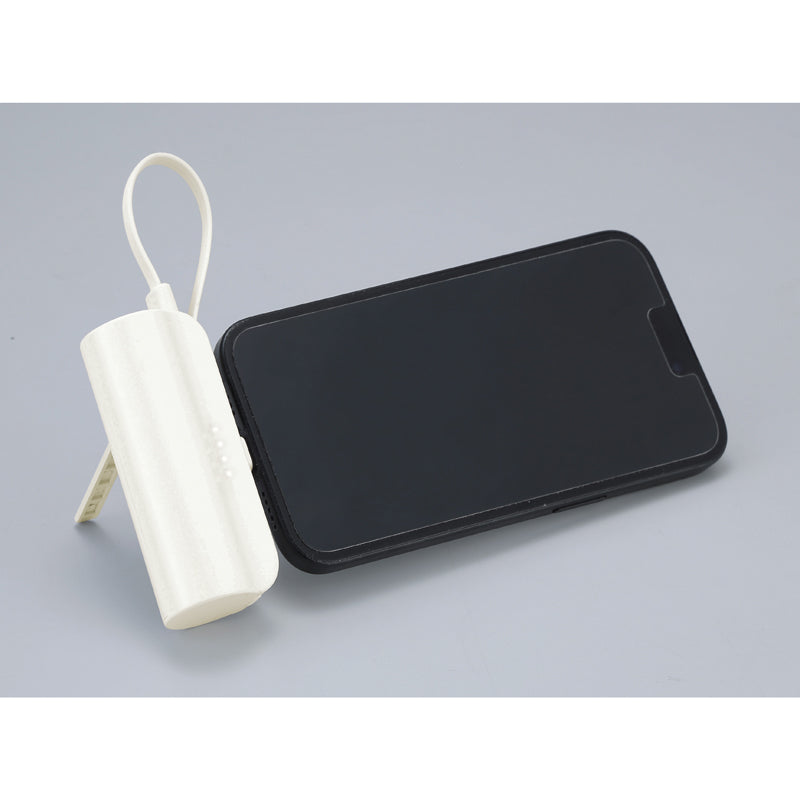 直挿タイプ 5000mAh モバイルバッテリー【色指定可】