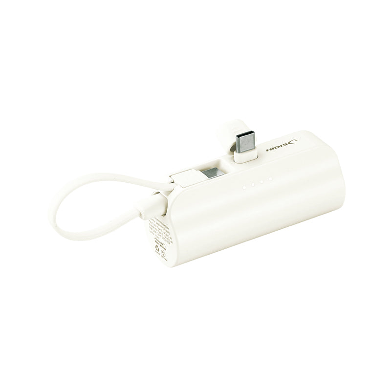 直挿タイプ 5000mAh モバイルバッテリー【色指定可】