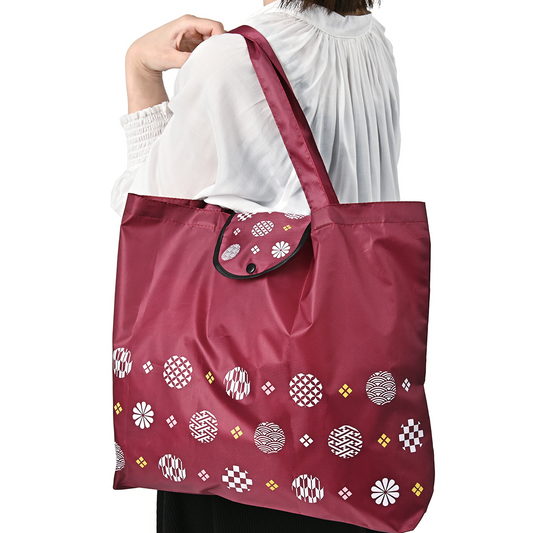 丸小紋エコトートバッグ