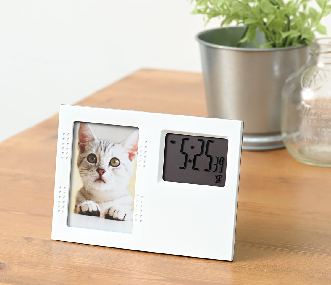 デジタルクロック&フォトフレーム