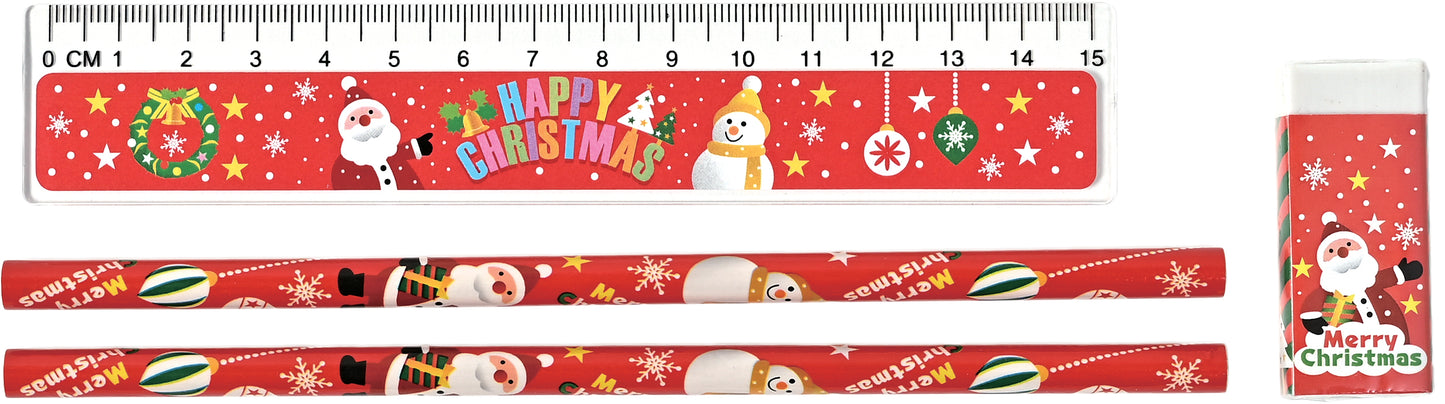Xmasステーショナリーセット(ポーチ付)