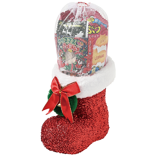 クリスマス・ラメブーツ(中)お菓子入