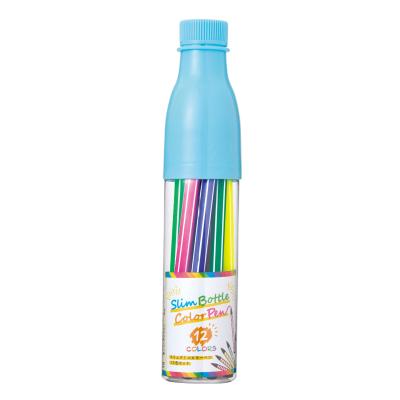 スリムボトルカラーペン12色セット 1組