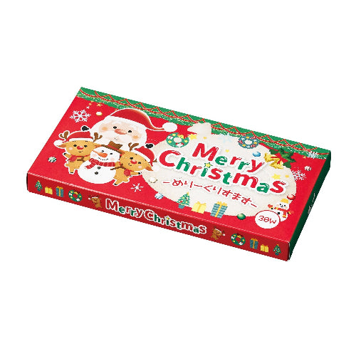 メリークリスマスBOXティッシュ30W 全体