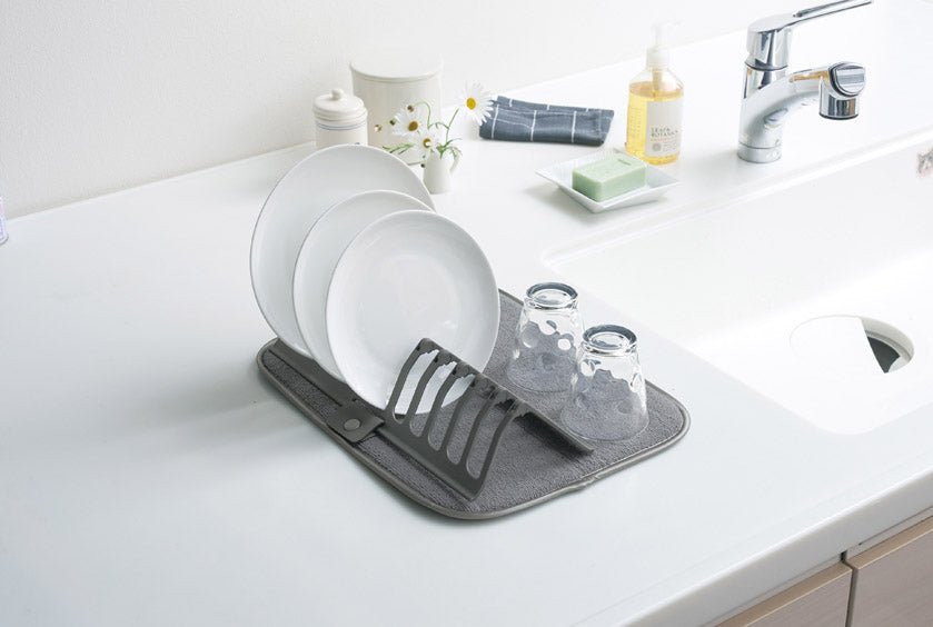 スタンド付水切り吸水マット - 販促日本一