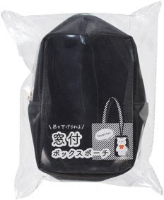 吊り下げられる 窓付ボックスポーチ - 販促日本一