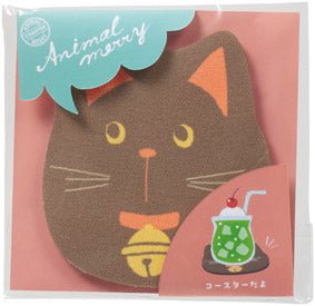 アニマルメリー 珪藻土ソフトコースター - 販促日本一