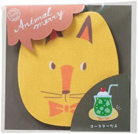 アニマルメリー 珪藻土ソフトコースター - 販促日本一