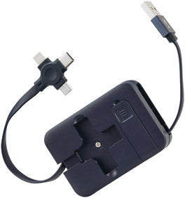 スマホスタンド付 3in1USBケーブル