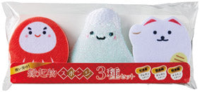 使い分け!縁起物スポンジ3種セット