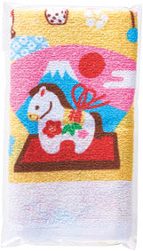 招福干支タオル午 霞