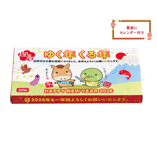 ゆく年くる年BOXティッシュ30W 午