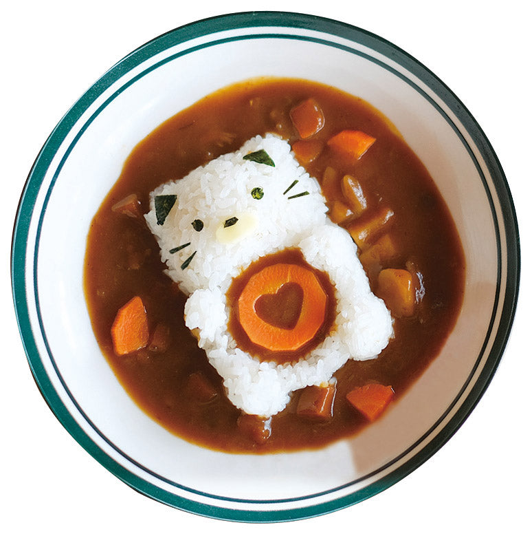 ぎゅっとポン立体ごはん ねこちゃんとカレー