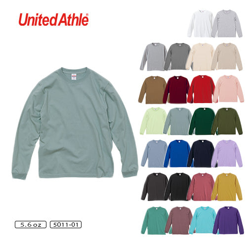 United Athle 5.6オンス ロングスリーブ Tシャツ(1.6インチリブ)