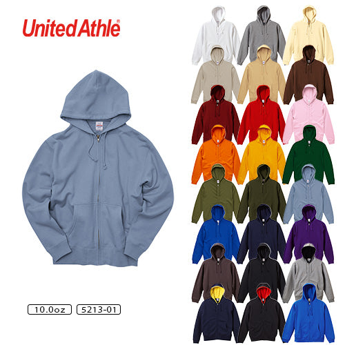 United Athle 10.0オンス スウェット フルジップ パーカ(裏パイル)〈アダルト〉
