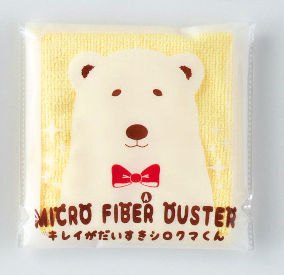 キレイがだいすきシロクマくん ■マイクロファイバーダスター