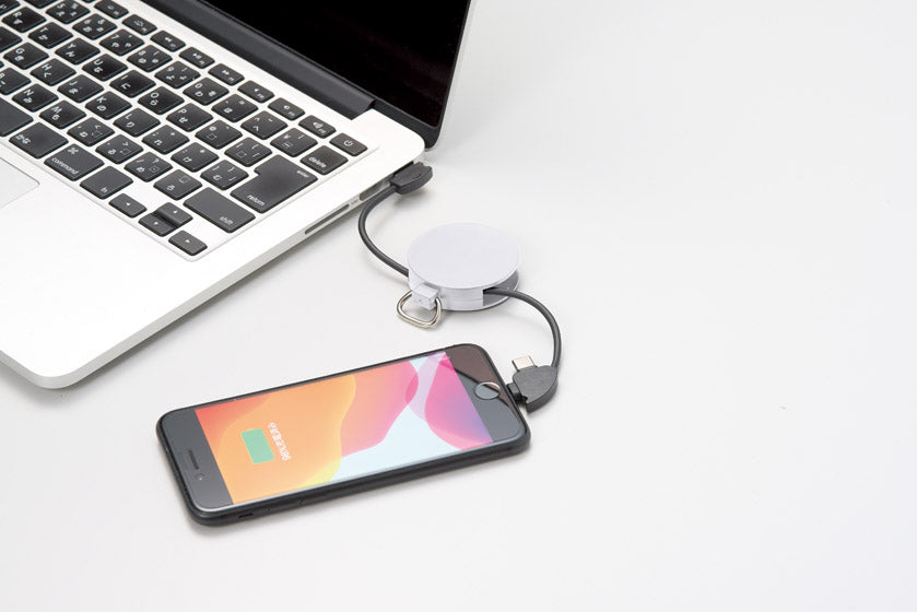 ラウンド充電コネクター(ホワイト)