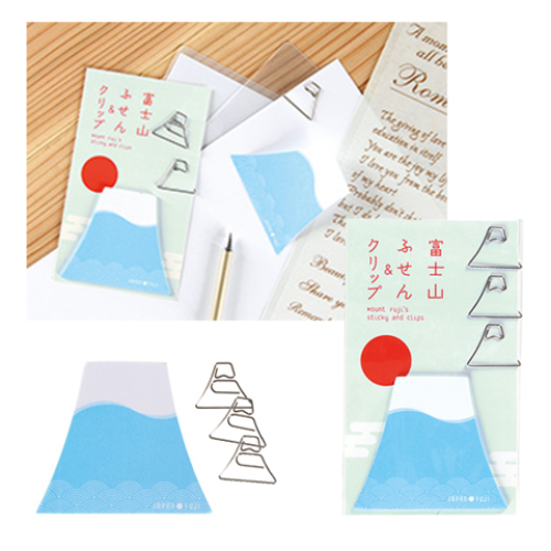 富士山ふせん&クリップ 内容イメージ