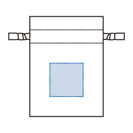 コットンカラーリボン巾着(SS)