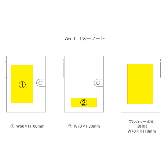 A6エコメモノート