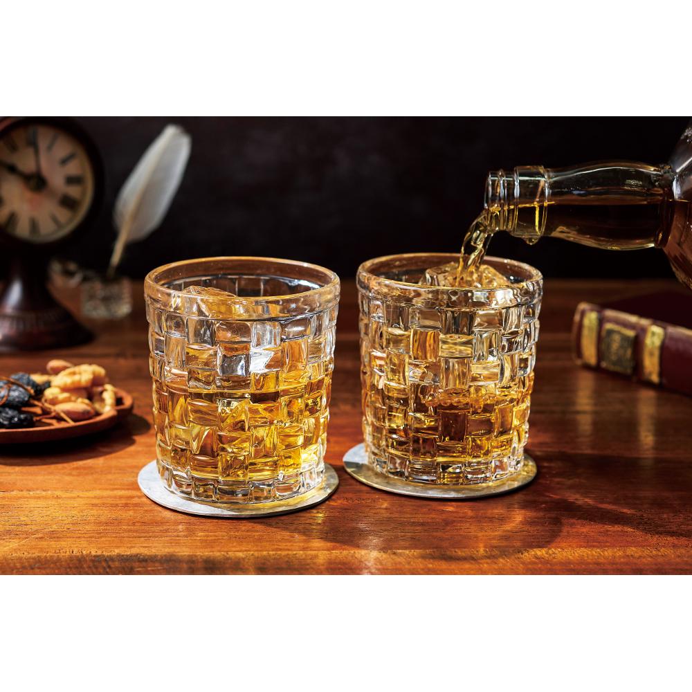プレミアムペアグラス ウイスキーが映えるロックグラス